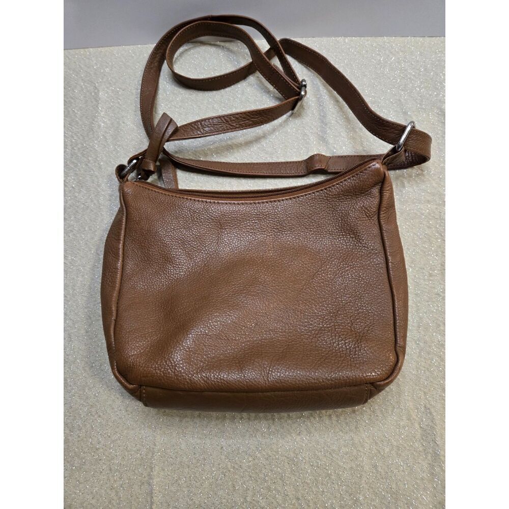 Great American Leather Works Brown Leather Crossbody Bag - Picture 4 of 5